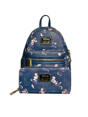 Loungefly ❤️ Logo Disney Cruise Line Sailor Minnie Mouse Backpack and Wallet